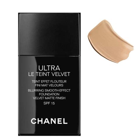 ultra le teint velvet chanel b40|chanel foundation with spf.